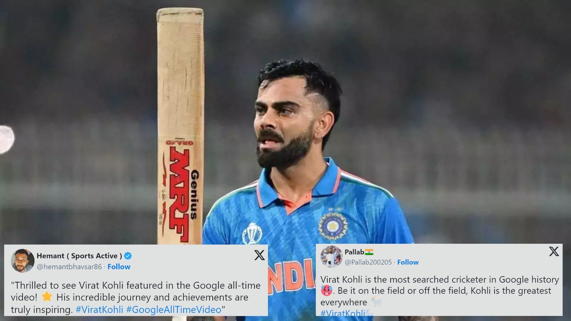 "Face of world cricket" Fans thrilled as Virat Kohli is named 'most