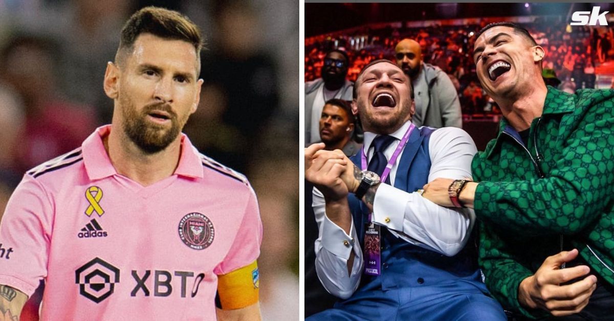 Lionel Messi, Conor McGregor and Cristiano Ronaldo 