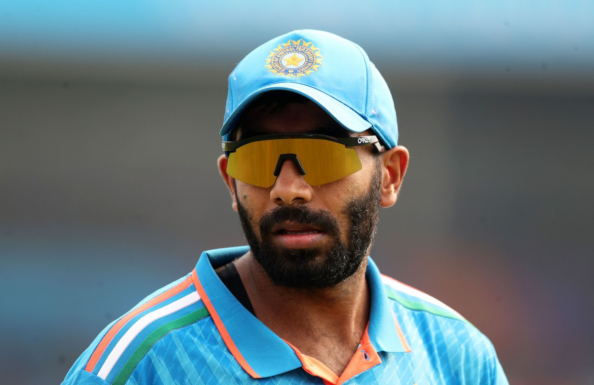 Jasprit Bumrah during India v Bangladesh - ICC World Cup 2023 [Getty Images]