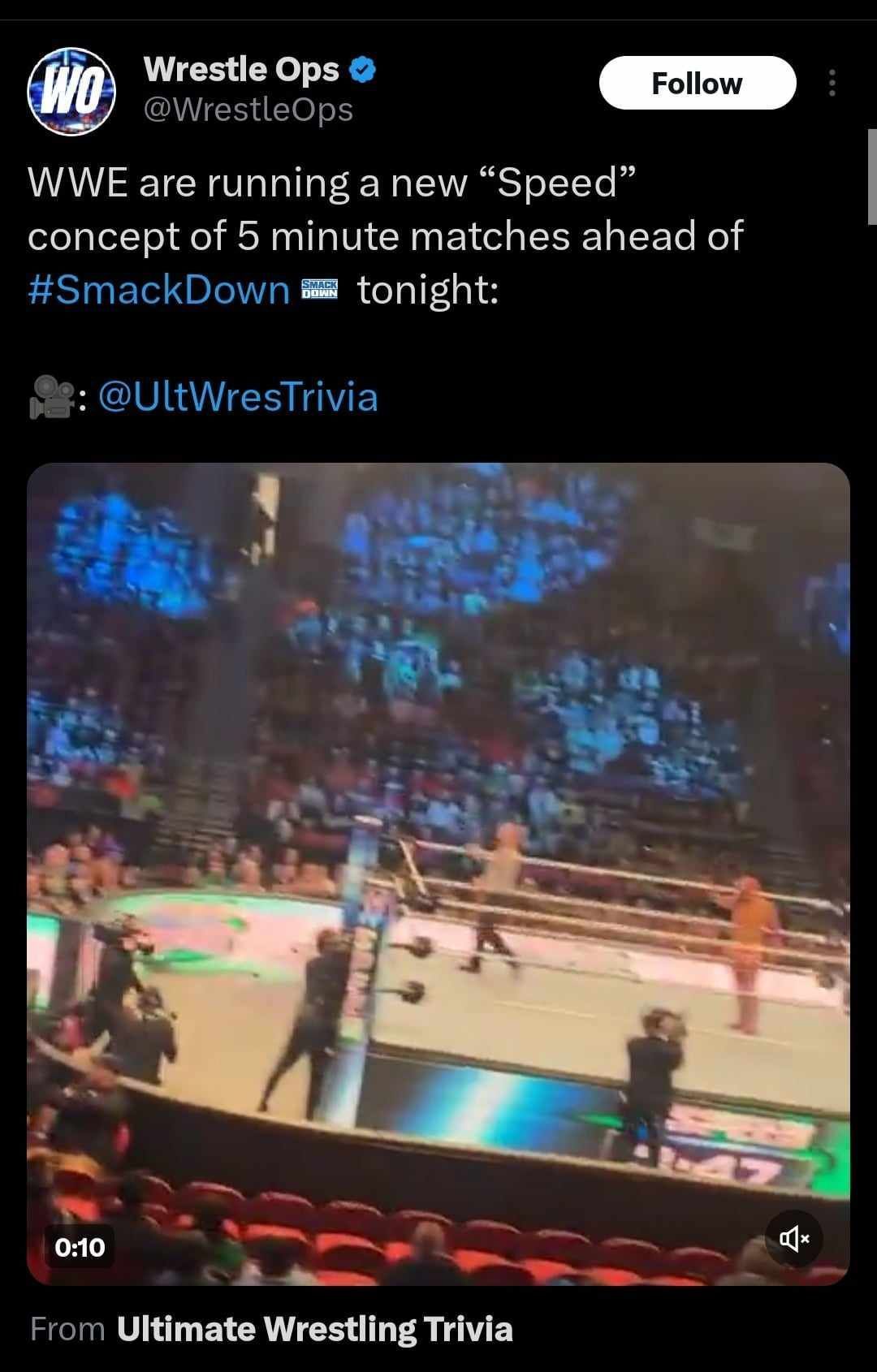 Snapshot of &#039;Speed&#039; from SmackDown