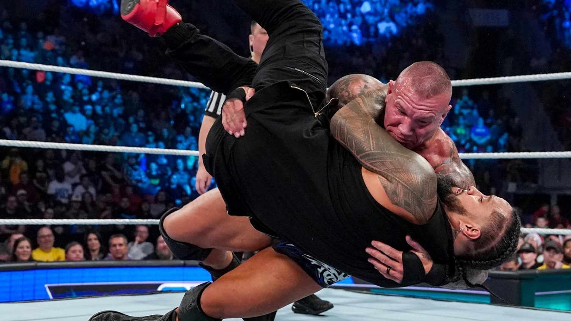 Randy Orton slams Jimmy Uso on WWE SmackDown