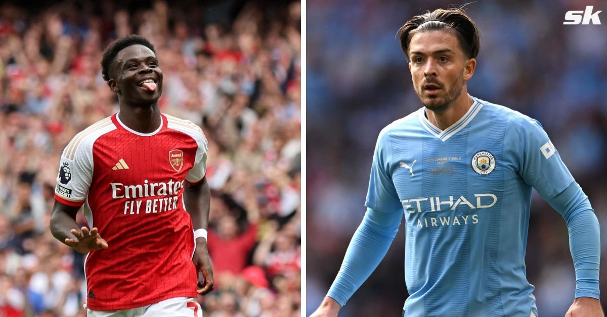 Arsenal star Bukayo Saka and Manchester City