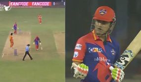 [Watch] Sreesanth and Gautam Gambhir briefly sledge each other in Legends League Cricket