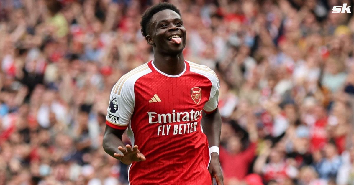 Arsenal forward Bukayo Saka     