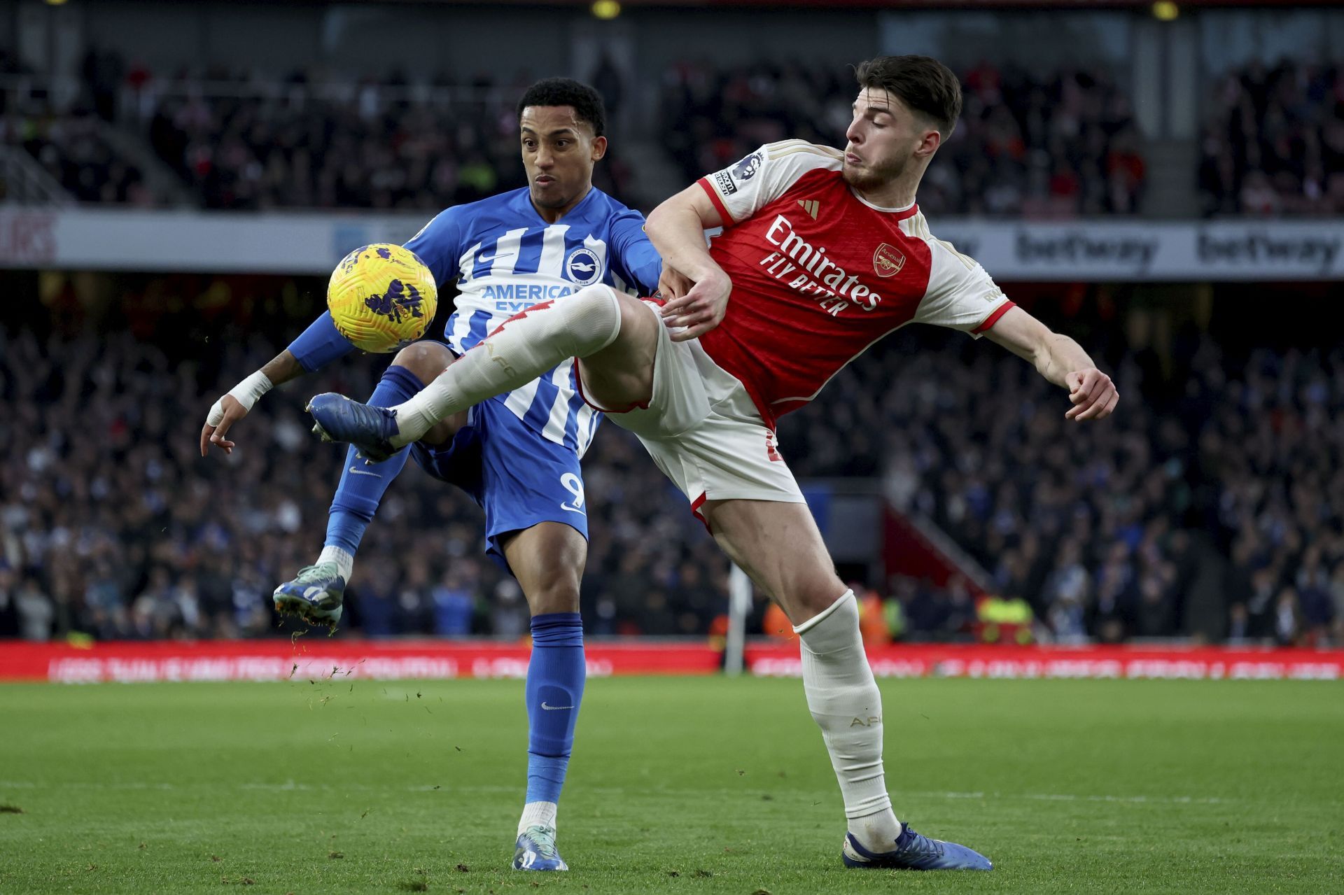 Declan Rice arrived at the Emirates this summer.