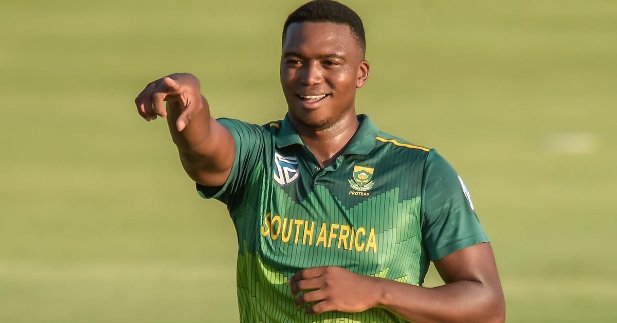 Lungi Ngidi. (Image Credits: Twitter)