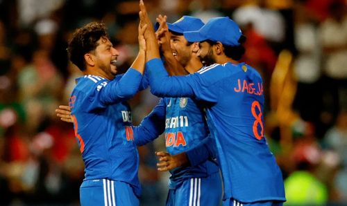 Kuldeep enjoyed a field day against the South African batters in the final T20I.