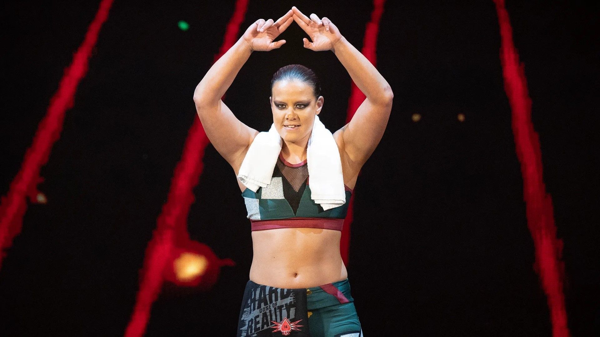 Shayna Baszler heads to the ring on WWE RAW