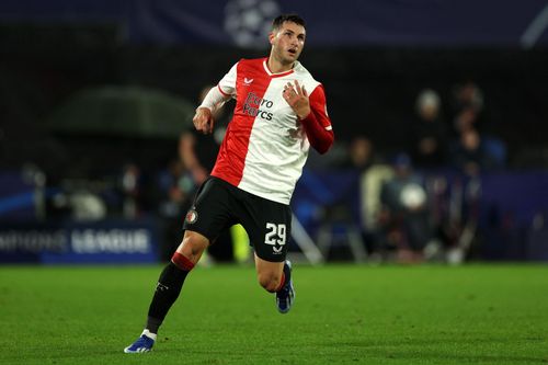 Santiago Gimenez has admirers at the Santiago Bernabeu.