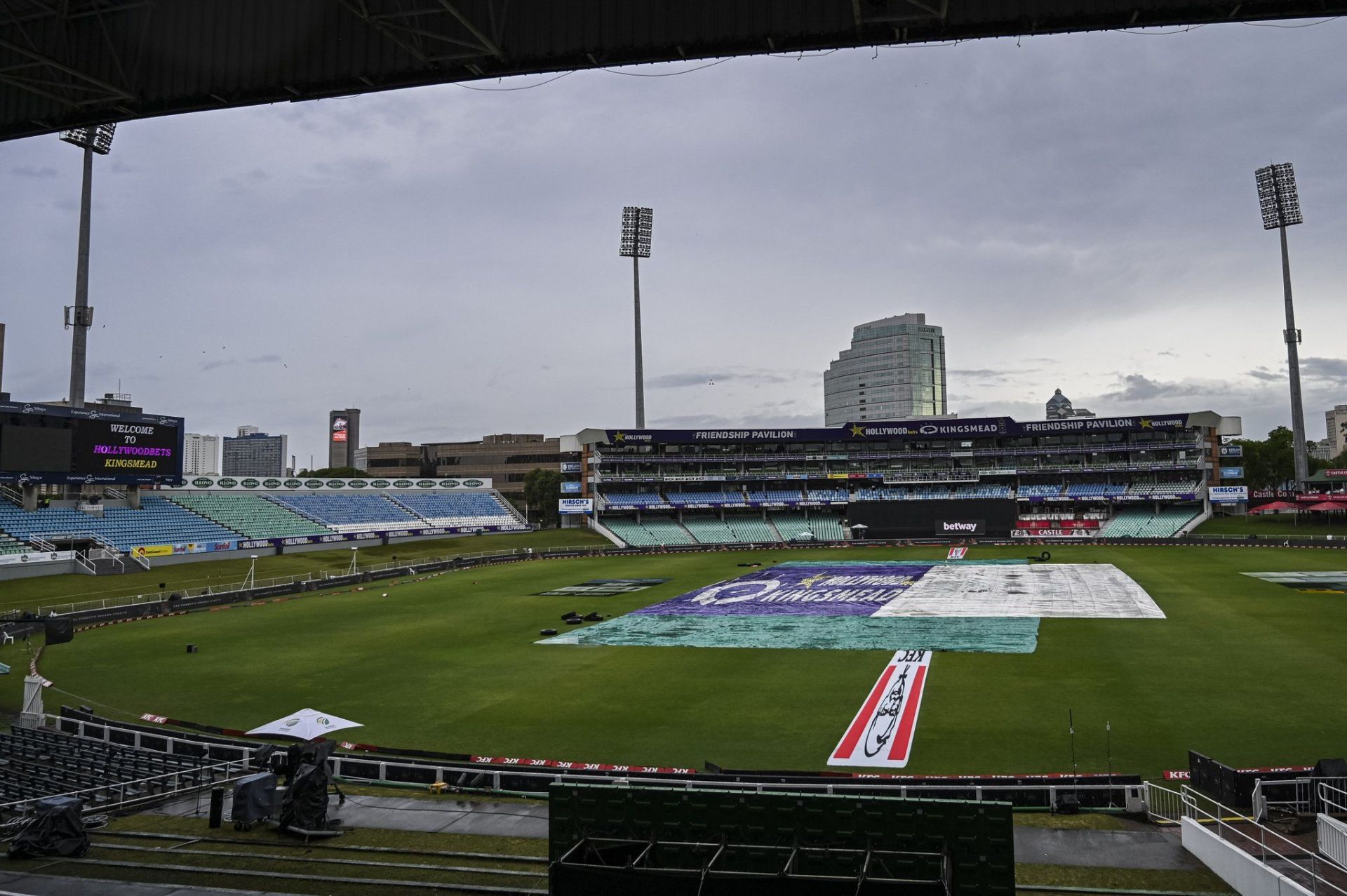 बारिश की वजह से डरबन में खेल संभव नहीं हुआ (PIC:BCCI)