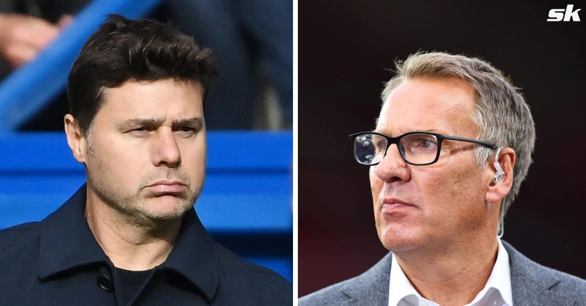 Mauricio Pochettino and Paul Merson (via Getty Images)