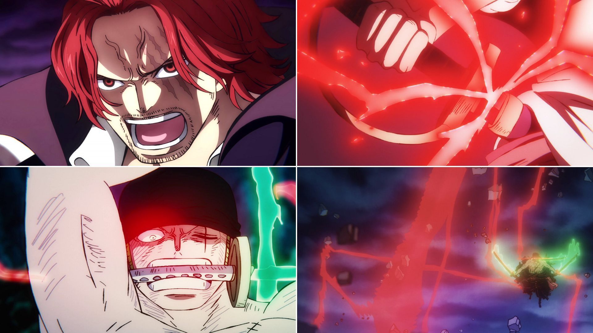 In all fairness, Shanks is just a stronger version of Zoro (Image via Toei Animation)