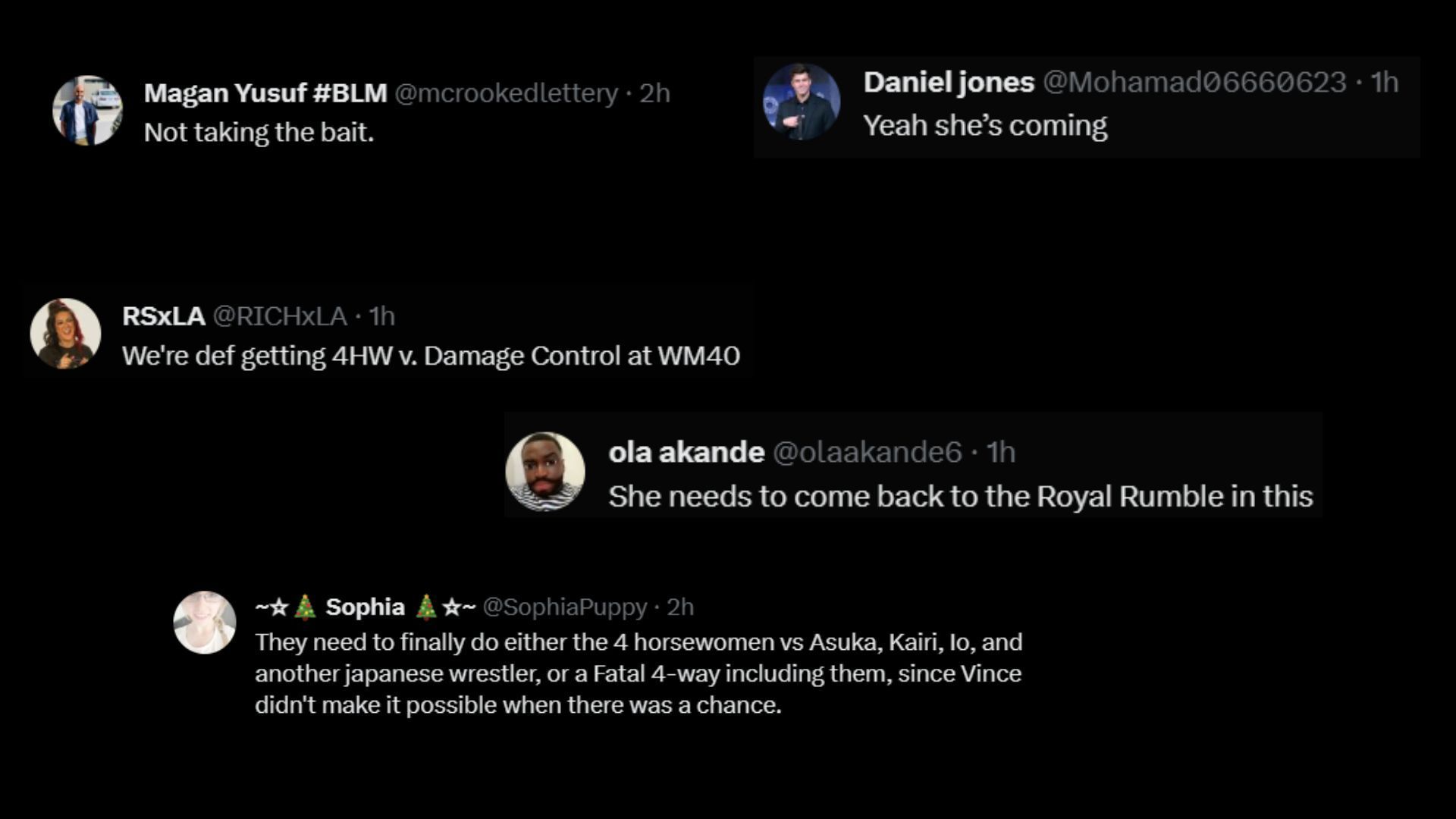 Screenshot of some more fan reactions on Twitter.