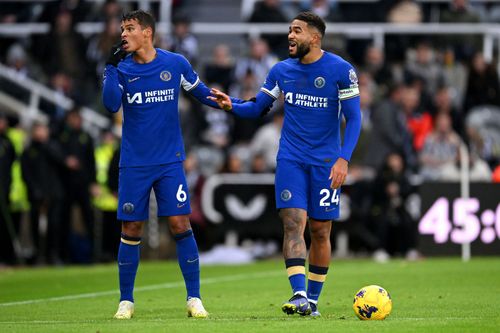 Reece James and his teammates headed out after the Everton loss.