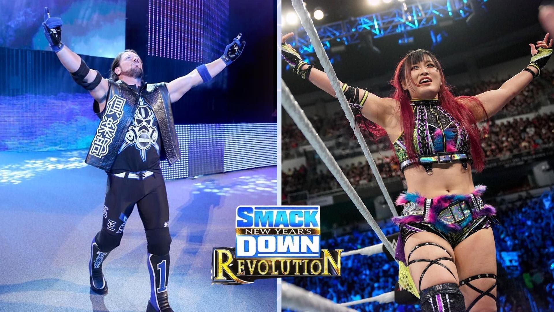 AJ Styles and Iyo Sky will be in action at WWE SmackDown: New Year