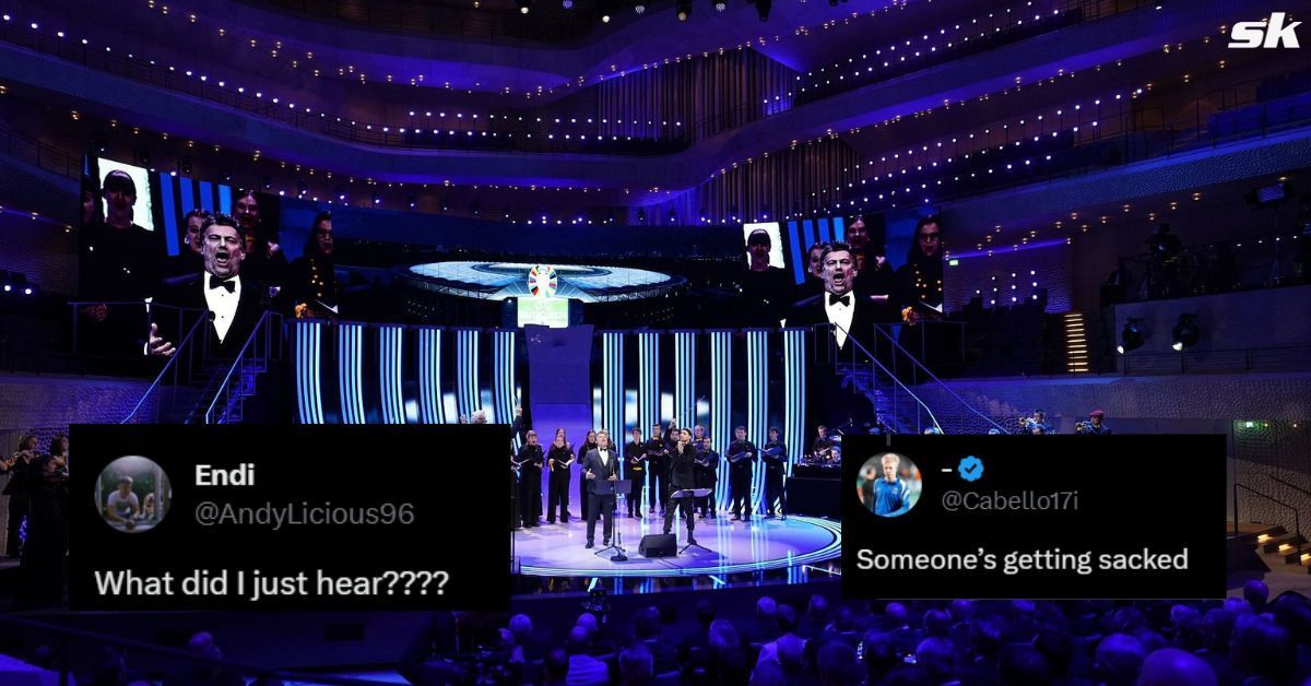 Fans in disbelief as loud s*x sounds were being played on the speaker during EURO 2024 draw