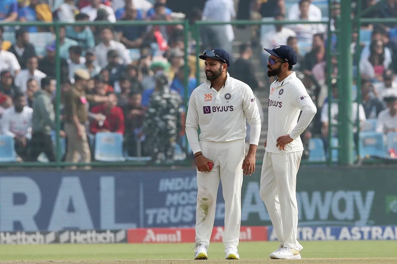 Rohit Sharma (left) has been named India