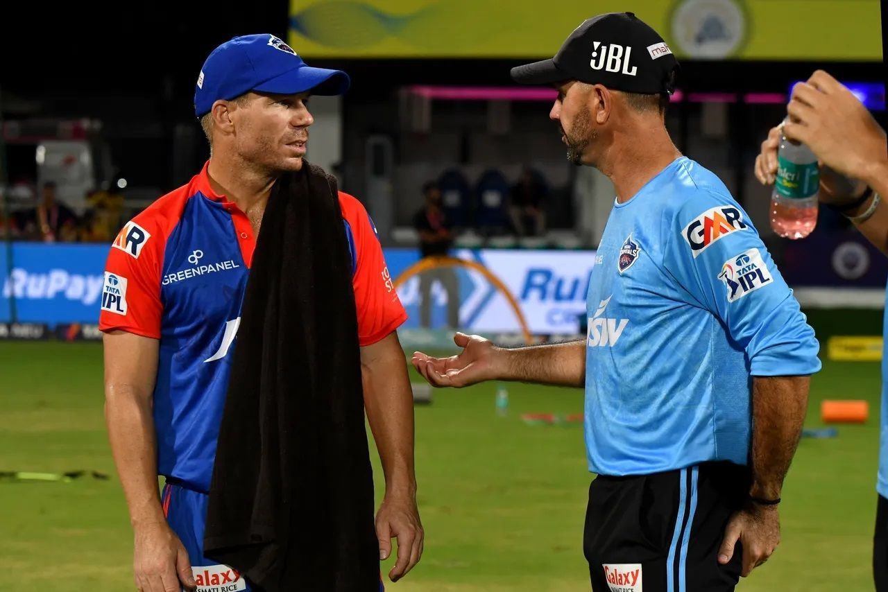 Ricky Ponting (right) has been the Delhi Capitals