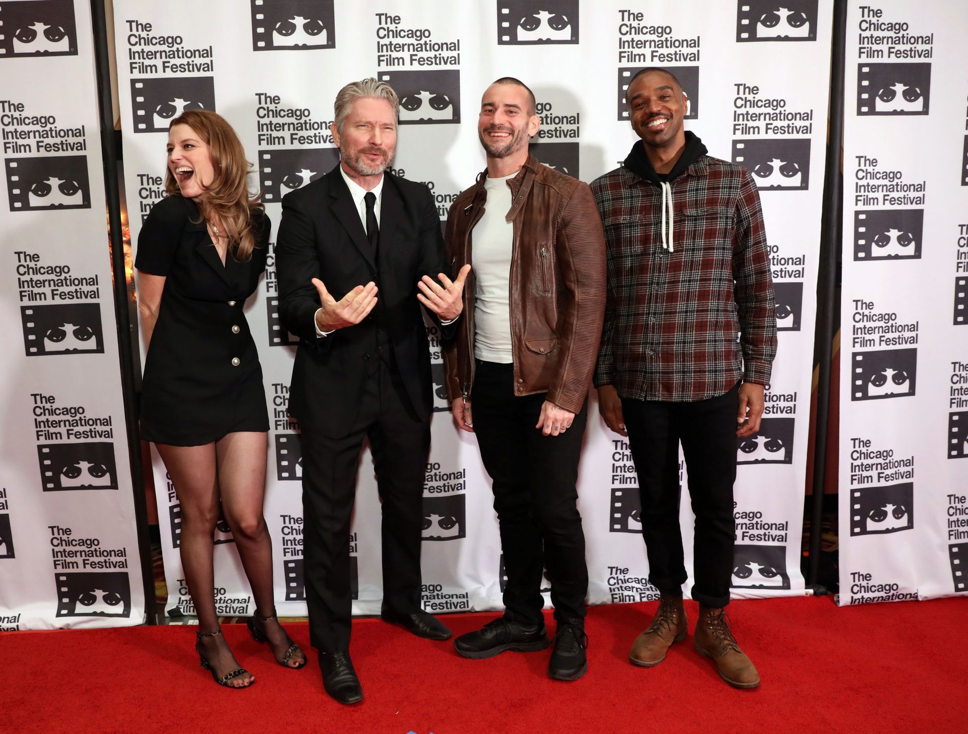 CM Punk at the premiere of Girl on the Third Floor at The Chicago International Film Festival.