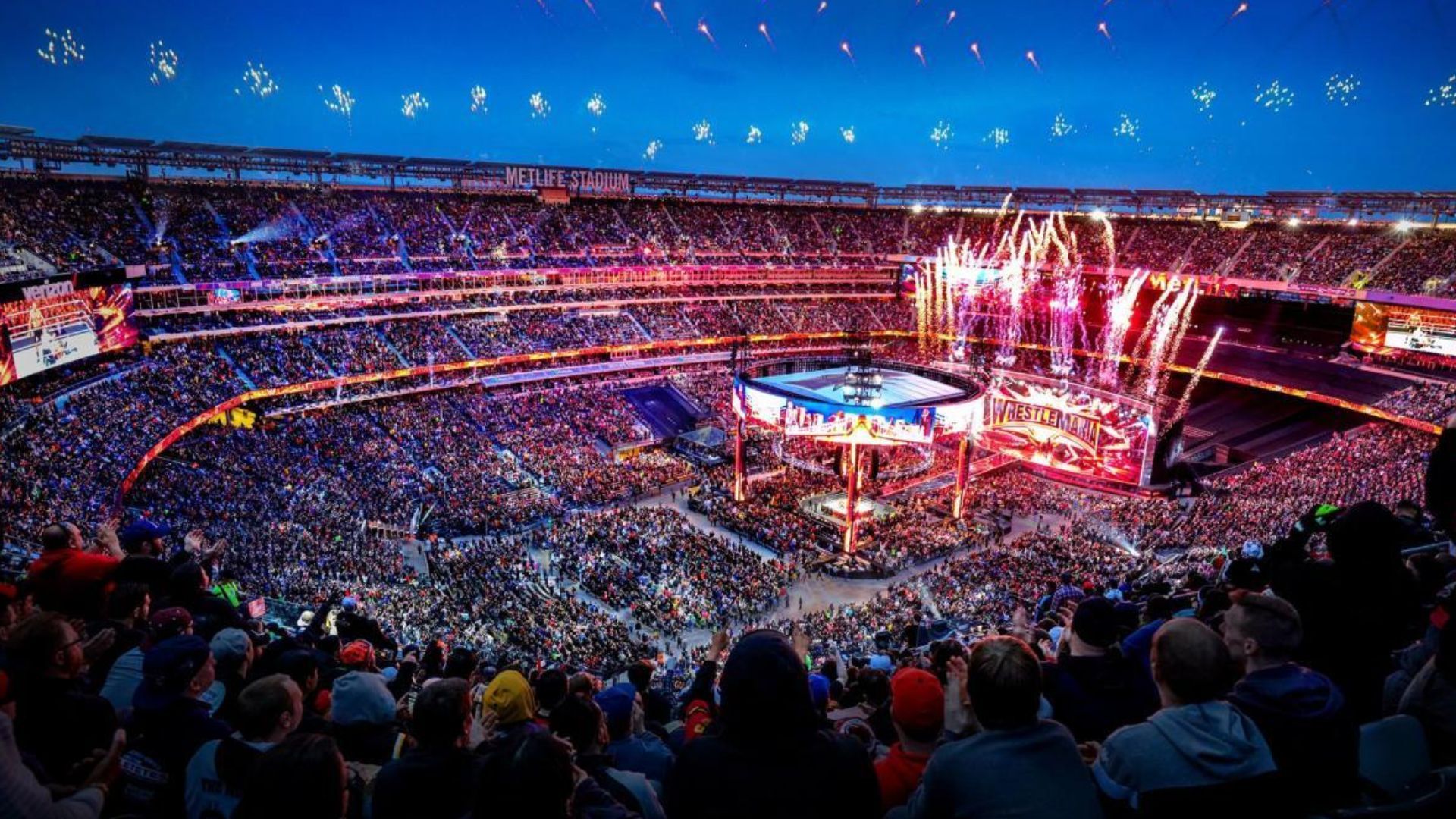 WWE WrestleMania Arena Image. Credits: X 