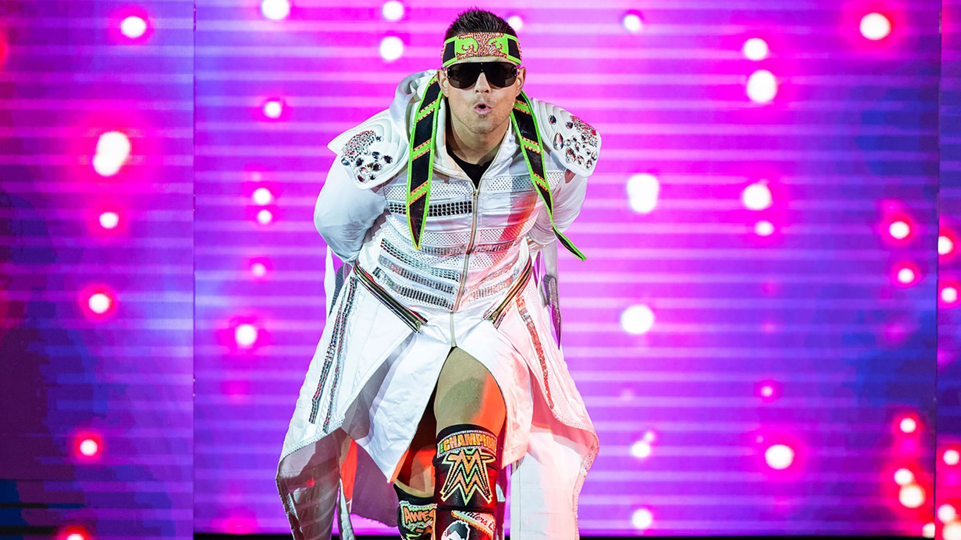 The Miz makes his entrance on WWE RAW