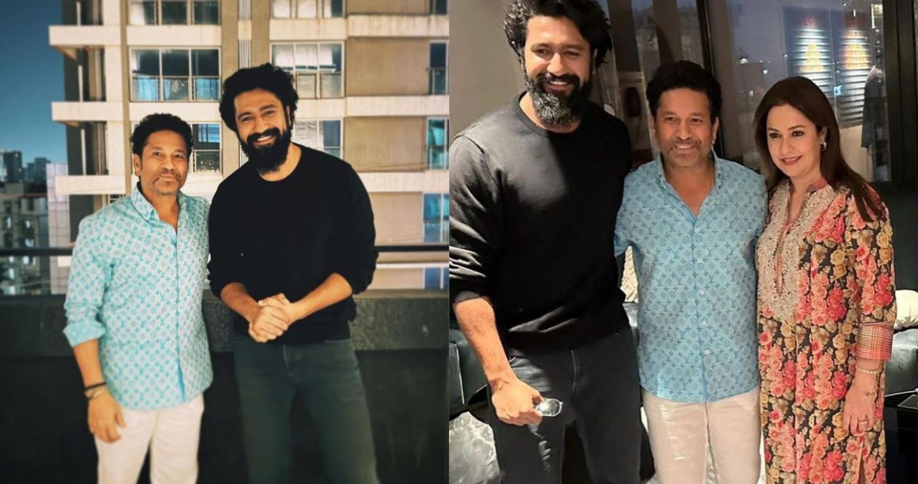 Photo Courtesy: Sachin Tendulkar And Vicky Kaushal Instagram