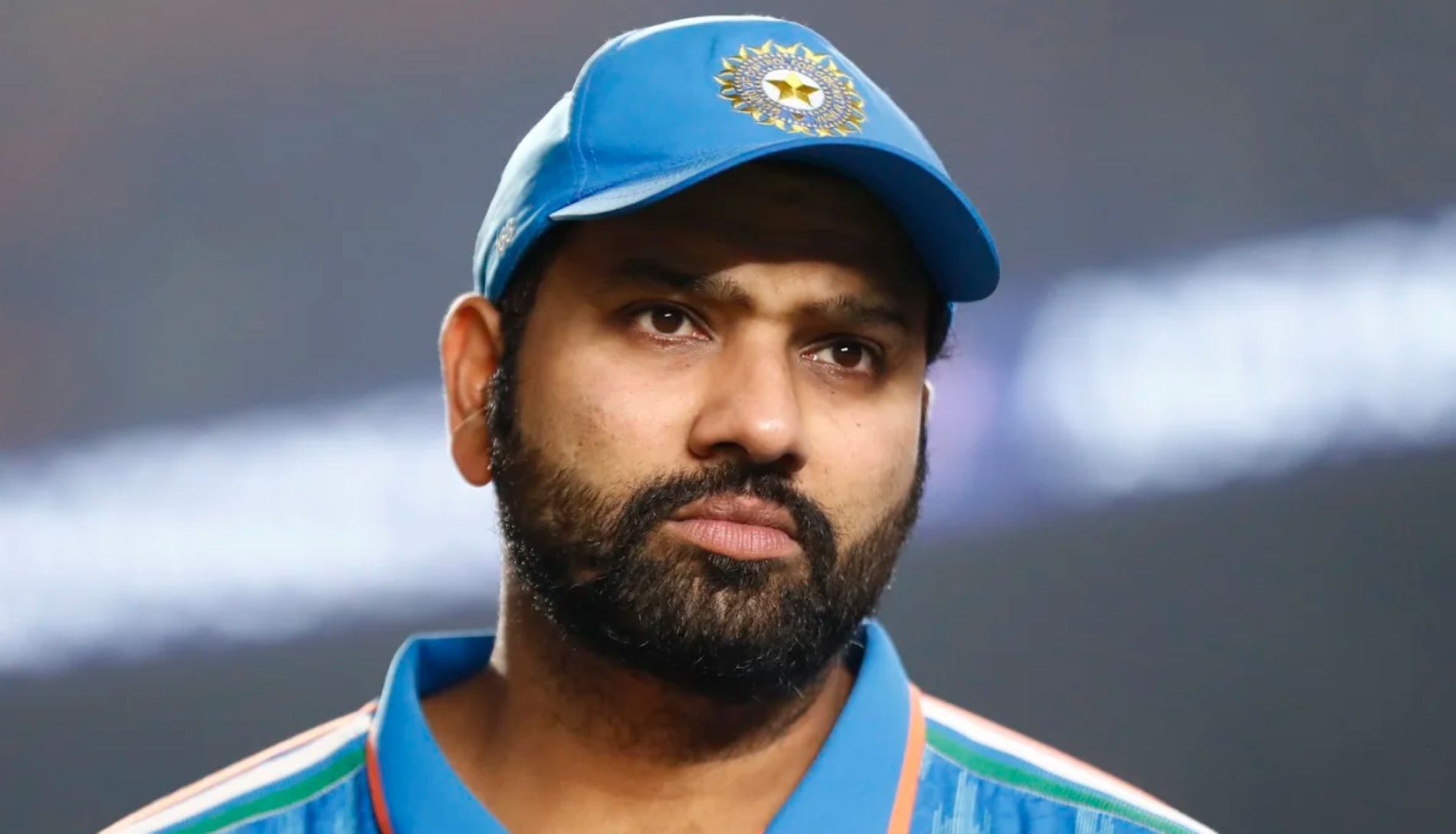 A disconsolate Rohit Sharma after India suffered heartbreak in the final.