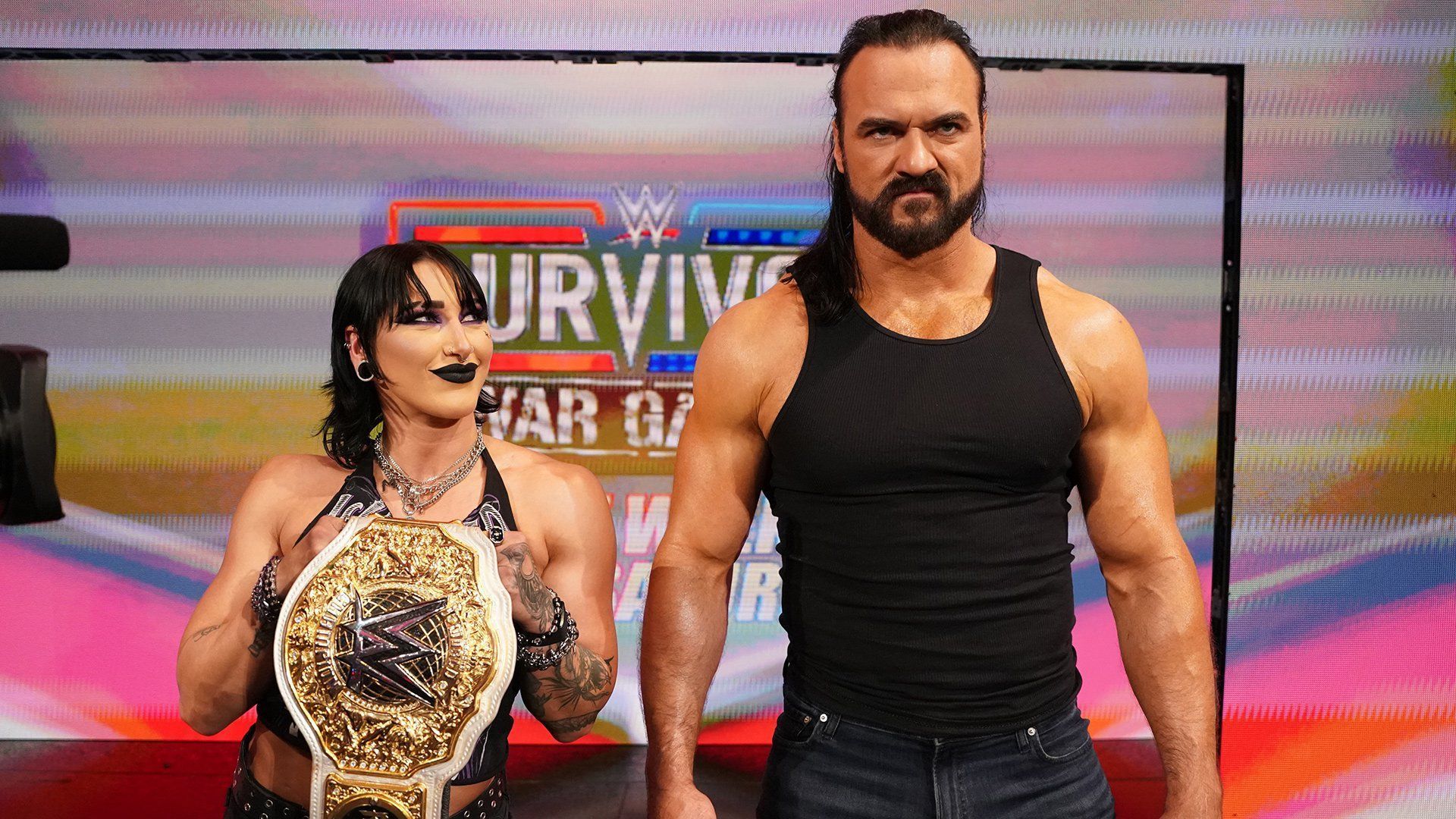 Drew McIntyre and Rhea Ripley