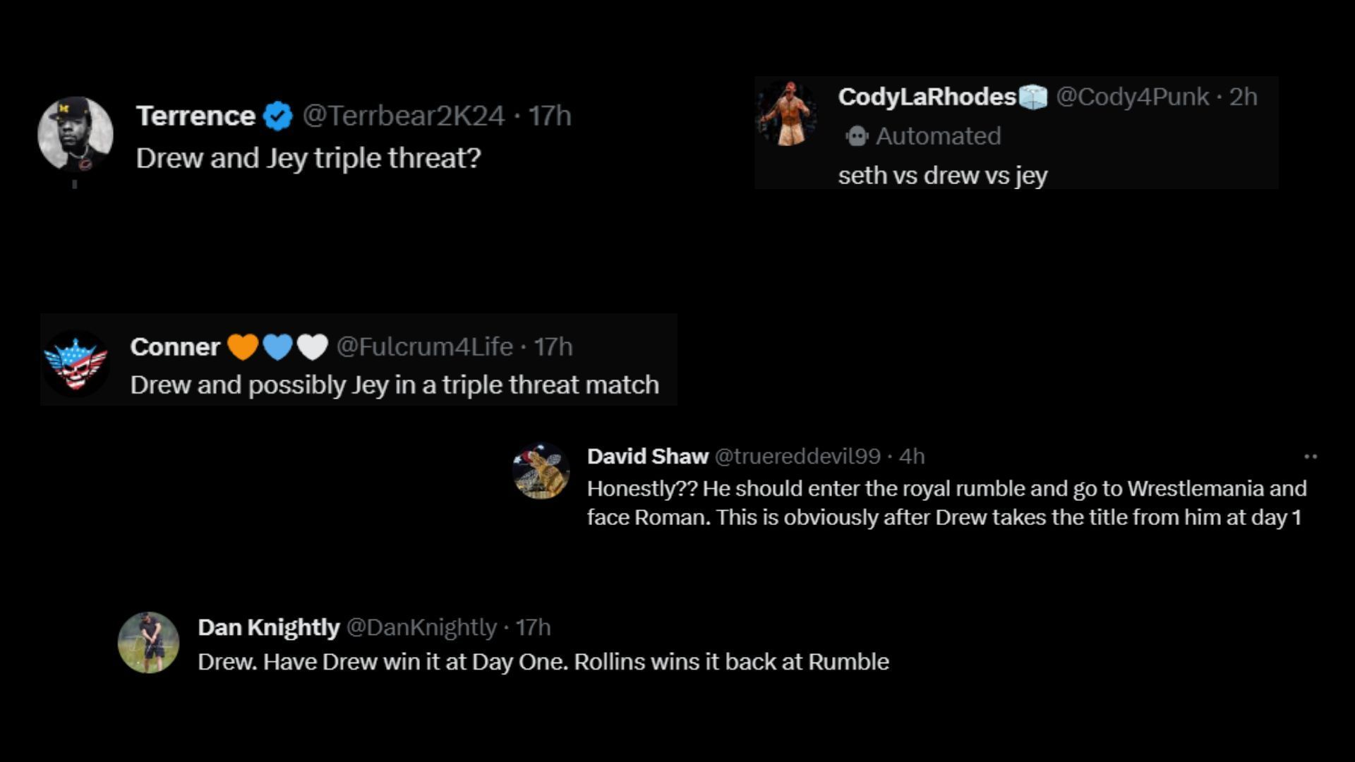 Screenshot of some more fan reactions on Twitter.