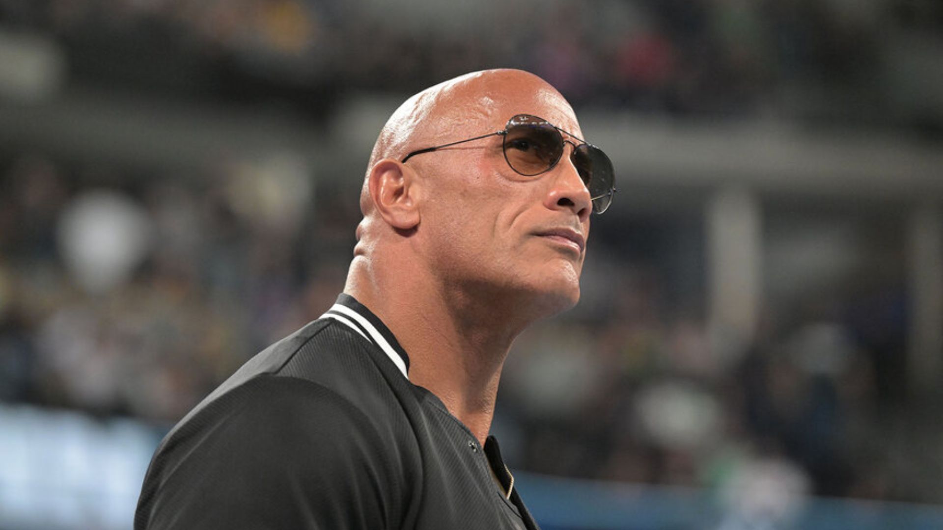 The Rock during a promo. Image Credits: X