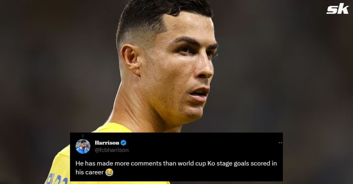 Fans slammed Cristiano Ronaldo on X