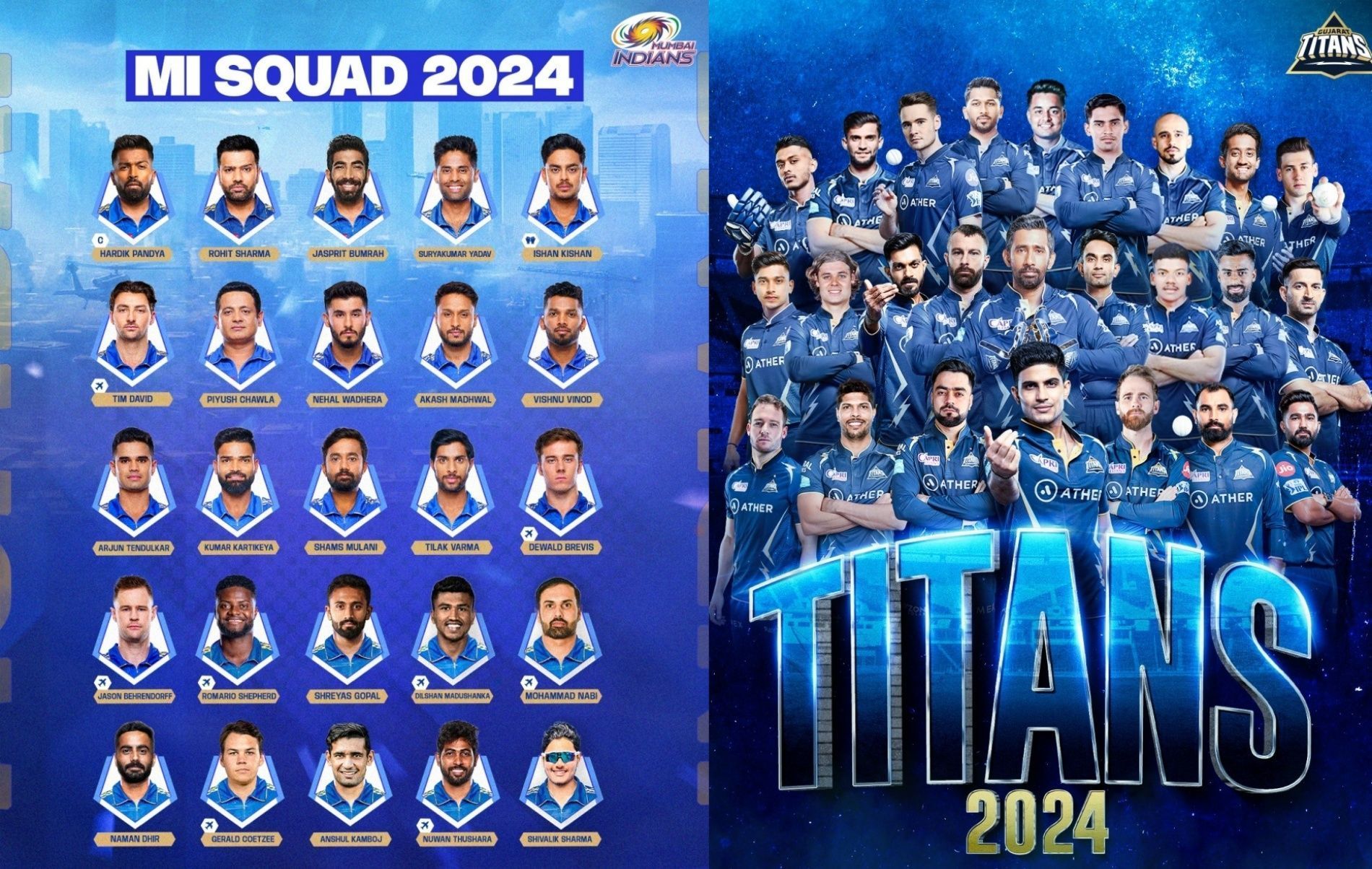 Mumbai Indians, Gujarat Titans, IPL 2024