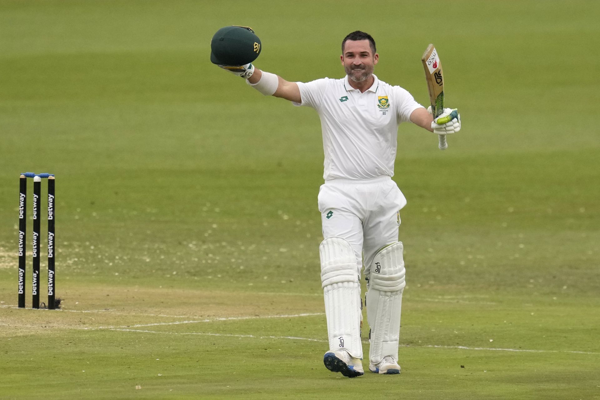 Dean Elgar scored an unbeaten 140 on Day 2 of the Centurion Test. [P/C: AP]