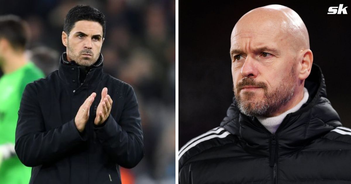 Erik ten Hag and Mikel Arteta (via Getty Images)