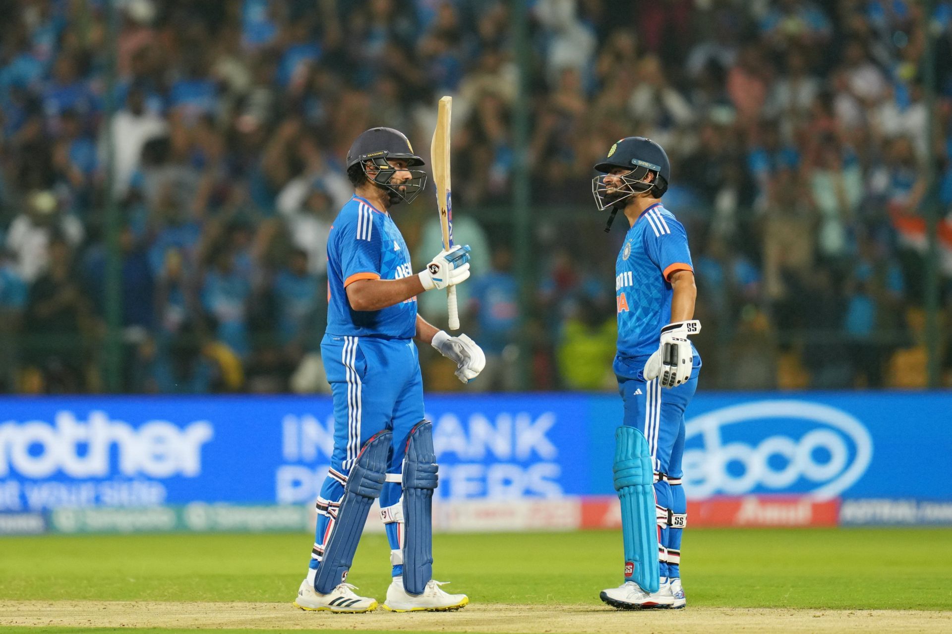 Rohit Sharma and Rinku Singh pulled India out of troubled waters with a massive partnership