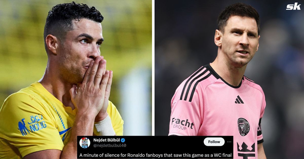 Fans on Twitter mocked Ronaldo for missing his upcoming clash against Messi.