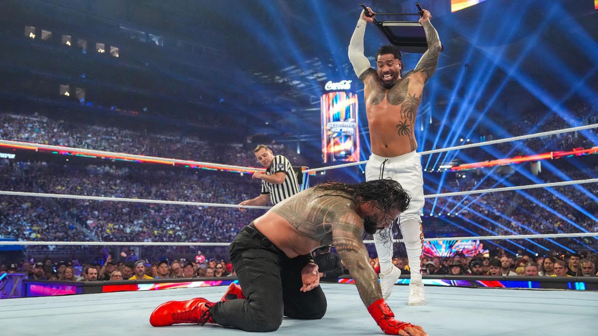 Jey nearly defeated Reigns at SummerSlam 2023 [Image credits: wwe.com]