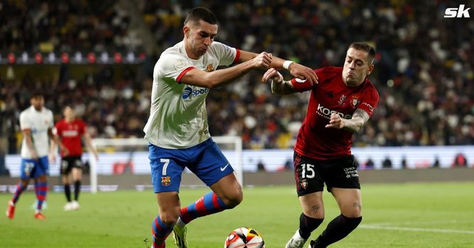 "Greatest striker of all time", "Vardrid are shaking" - Fans on X react as Lewandowski's strike takes Barcelona to Supercopa final with win vs Osasuna