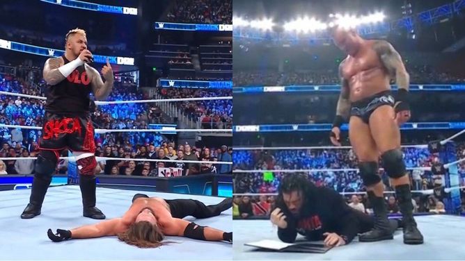 WWE SmackDown रिजल्ट्स: Randy Orton ने Roman Reigns समेत कई स्टार्स को RKO देकर मचाया बवाल, पूर्व चैंपियन को मिली करारी हार