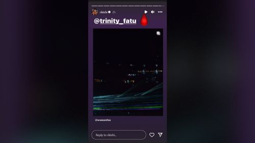Screenshot of Rikishi's Instagram story
