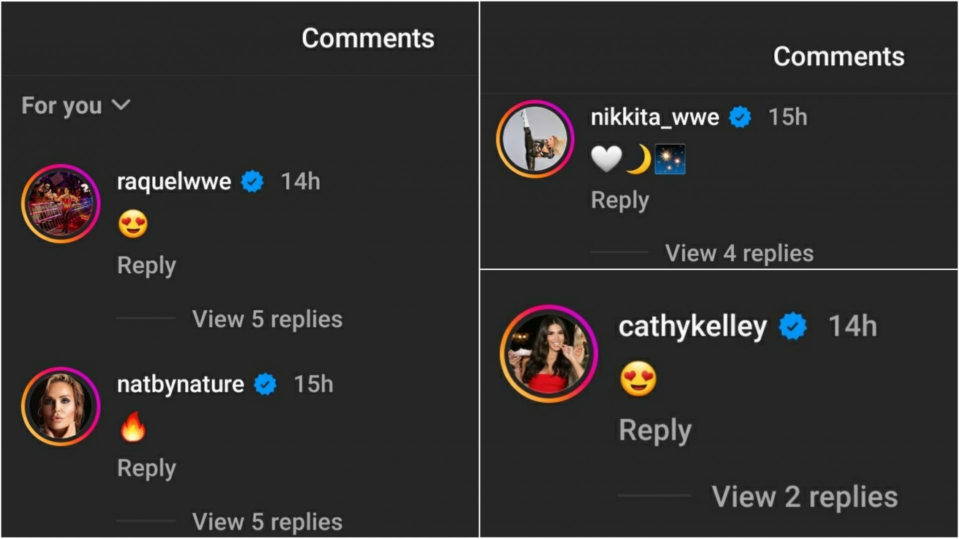 Reactions to Liv&#039;s post!