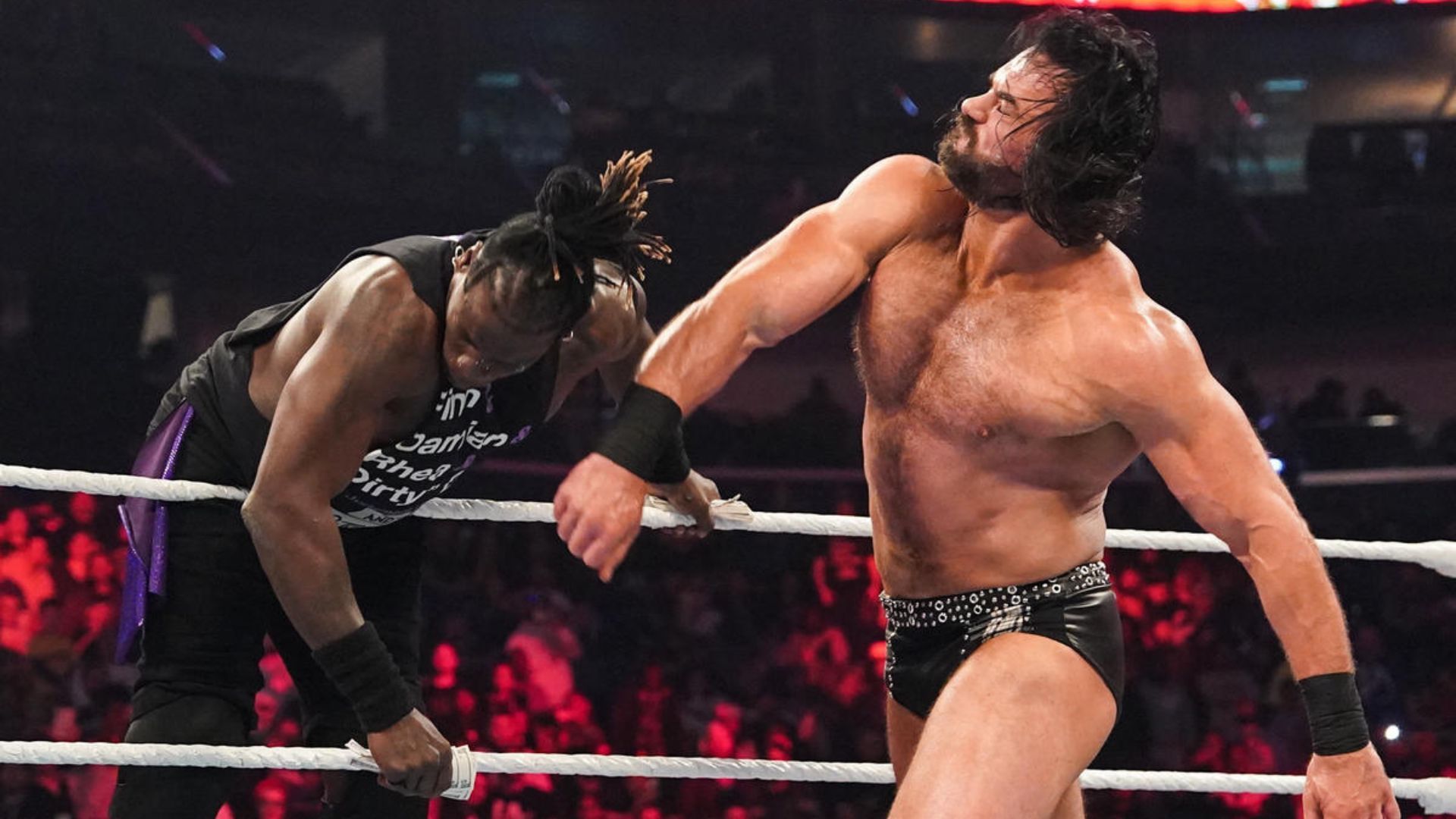 R-Truth got caught in the crossfire between Drew and Damian