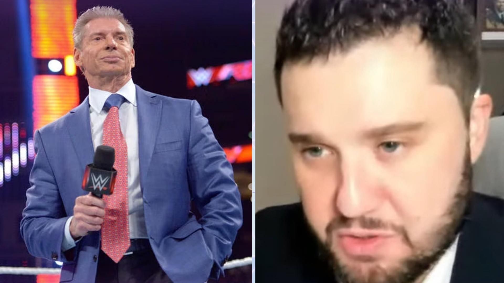 Vince McMahon (left), Dmitriy Shakhnevich (right)