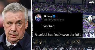 "Carlo ain't messing around", "Finally listening" - Real Madrid fans react as 29-year-old star benched for Supercopa final against Barcelona
