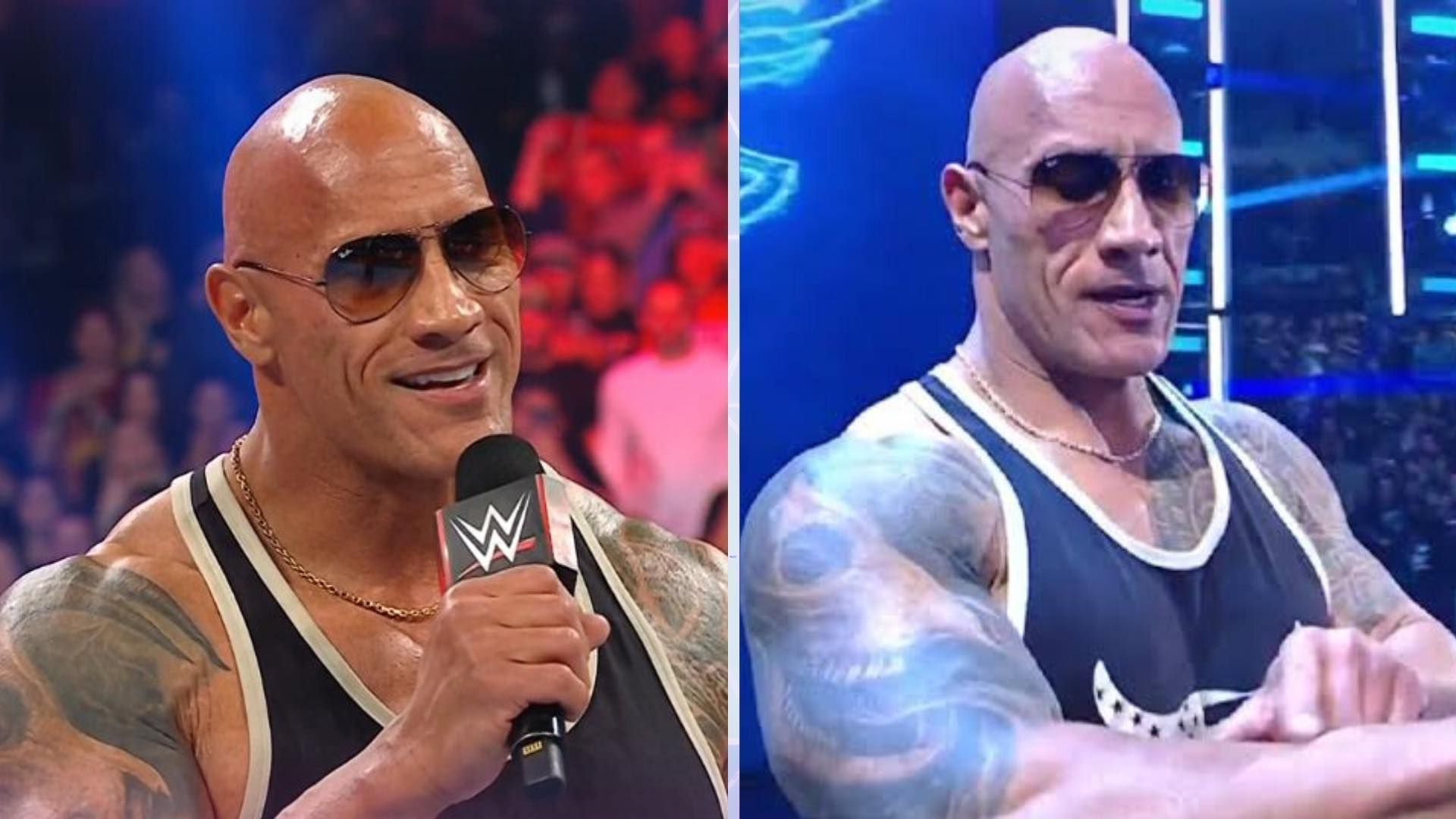 The Rock showed up unannounced at WWE RAW: Day 1.
