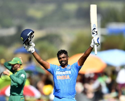 Sanju Samson's century in the final ODI against South Africa might have earned him a place in India's T20I side. [P/C: Getty]