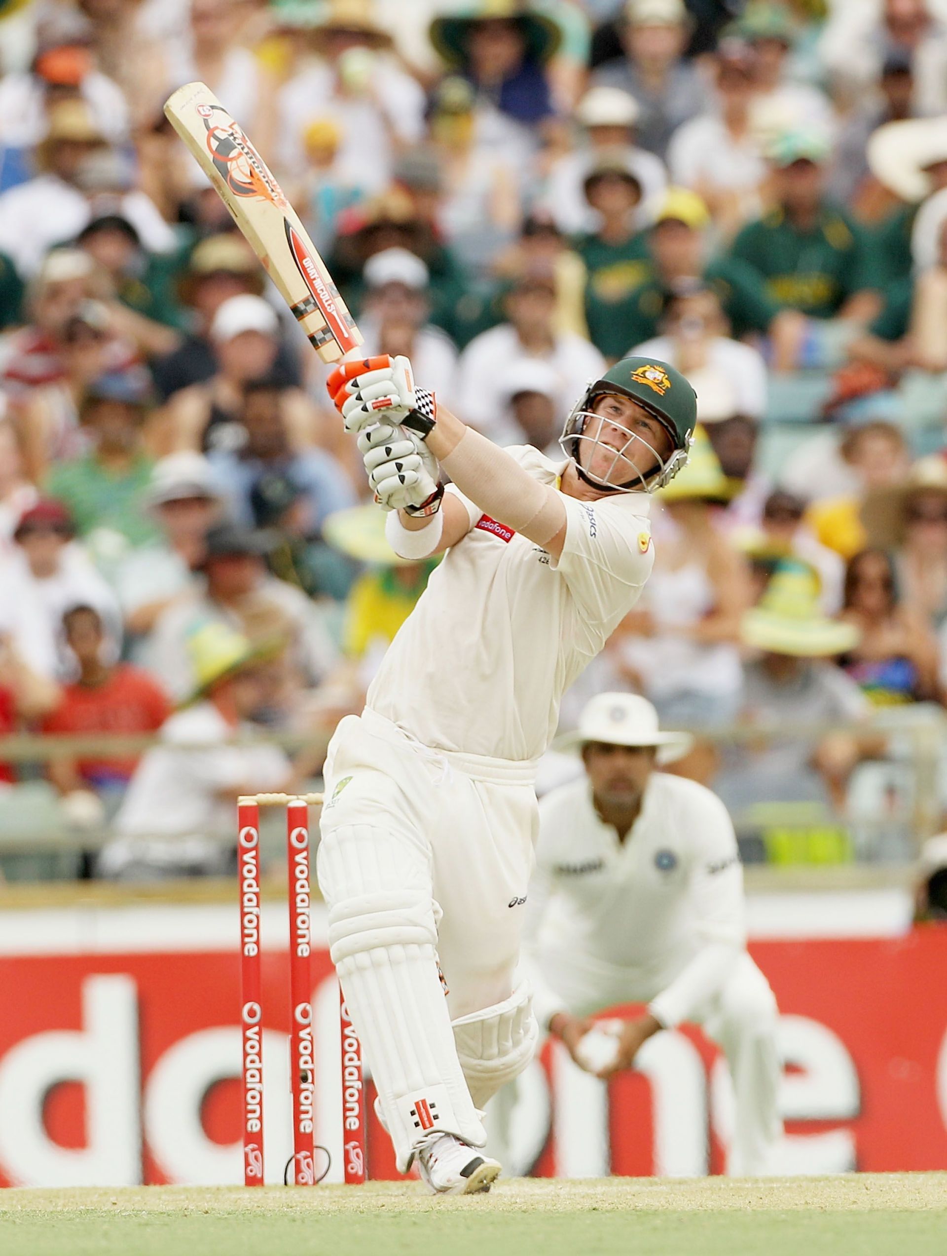 David Warner batted beautifully against India in 2012.