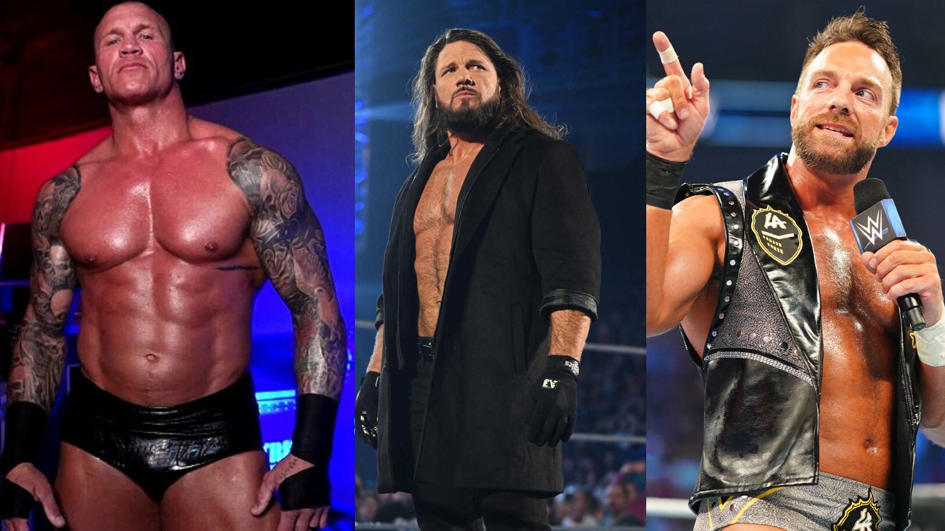 randy orton vs la knight vs aj styles smackdown