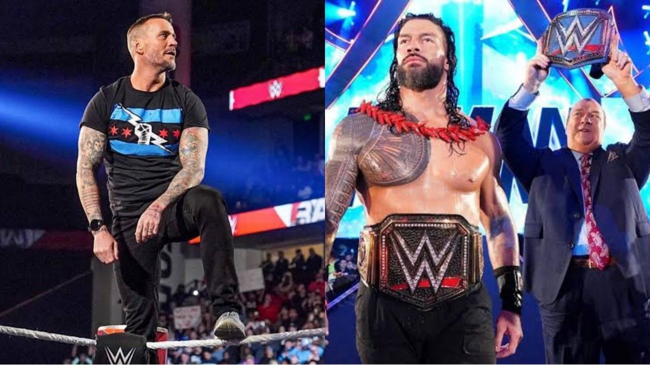 WWE सुपरस्टार्स सीएम पंक और रोमन रेंस 