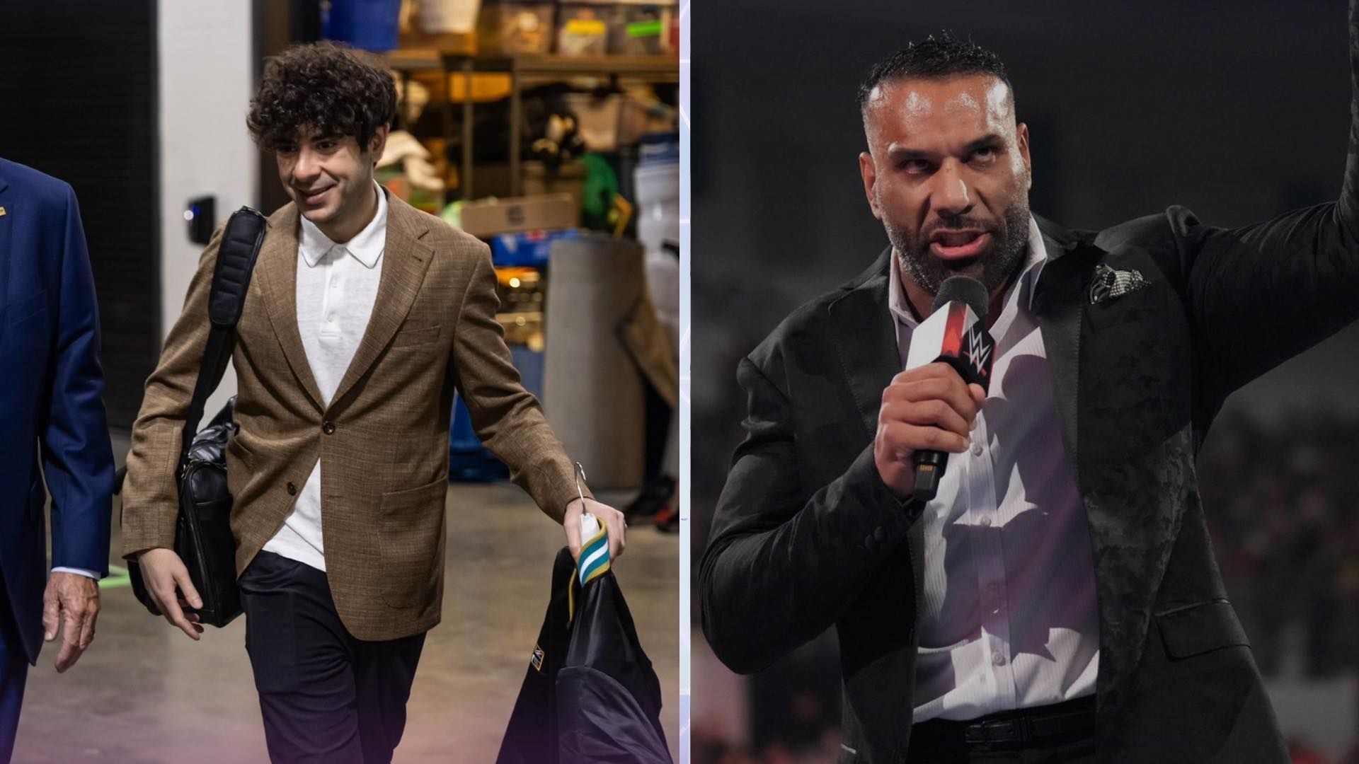 Tony Khan and Jinder Mahal in picture